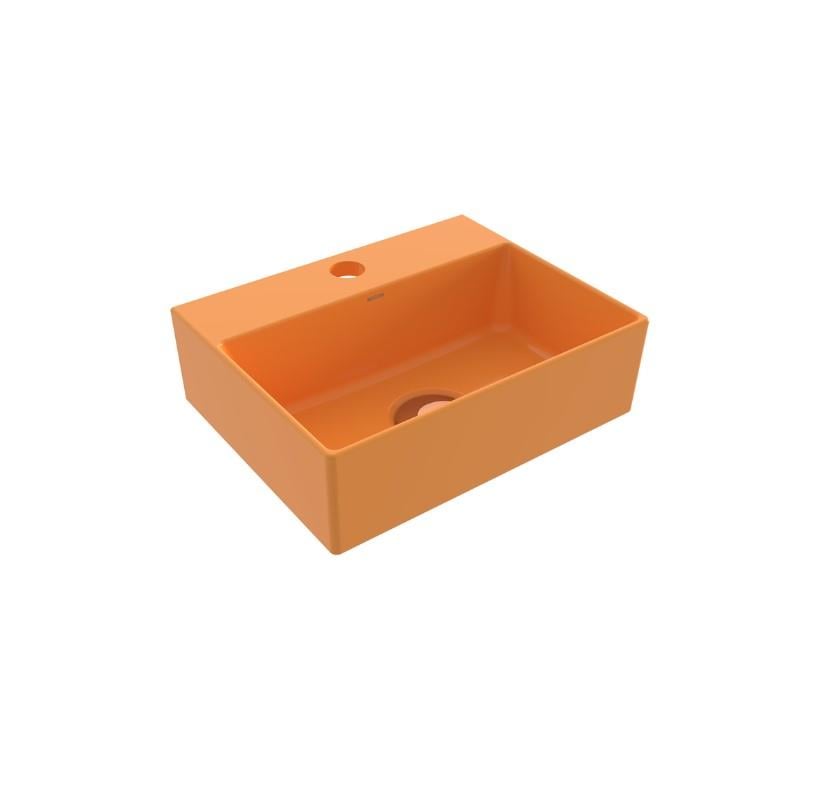 Bocchi Sottile Slim Line Dikdörtgen Lavabo 30x24 cm P Mandaline Sarısı