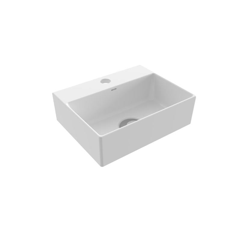 Bocchi Sottile Slim Line Dikdörtgen Lavabo 30x24 cm P Beyaz