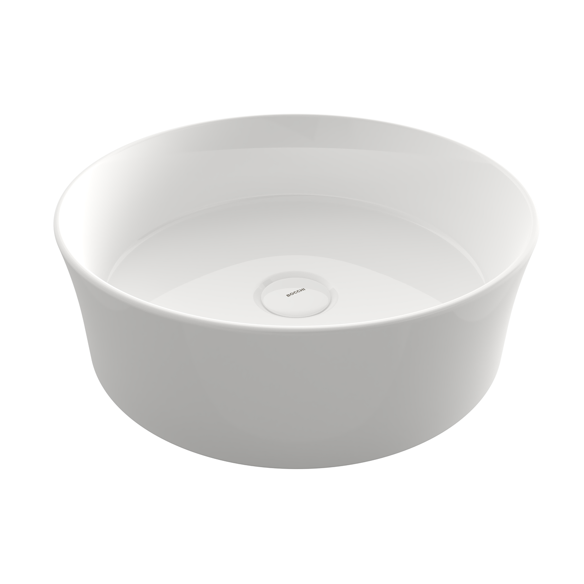 Bocchi Sottile Slim Line Yuvarlak Lavabo 38 cm P Beyaz