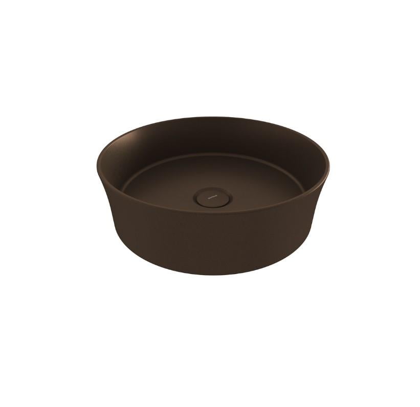 Bocchi Sottile Slim Line Yuvarlak Lavabo 38 cm Mat Bronz