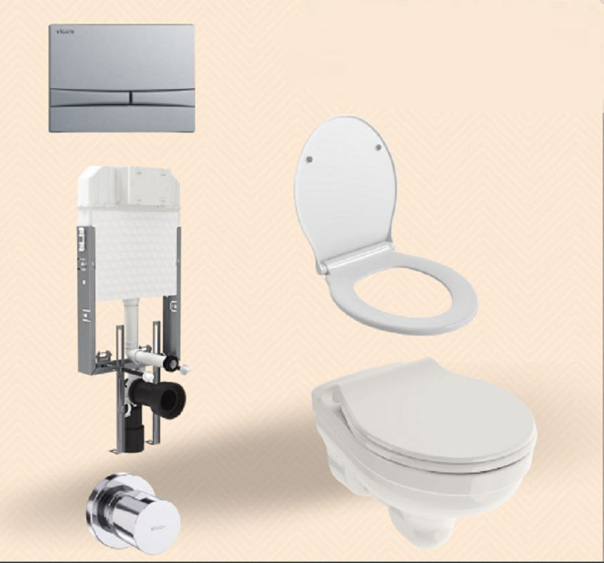 BOCCHİ Taormina Pro Rimless Asma Klozet Set 1451-001-0128