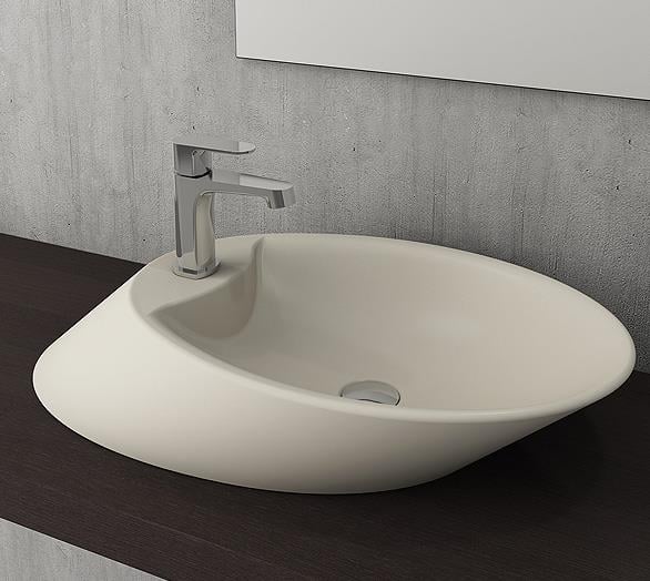 Bocchi Vessel Batarya Banklı Çanak Lavabo 70 cm Yasemin 
