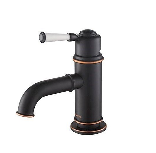 Burlington Tek kollu Lavabo Bataryası Antik Siyah