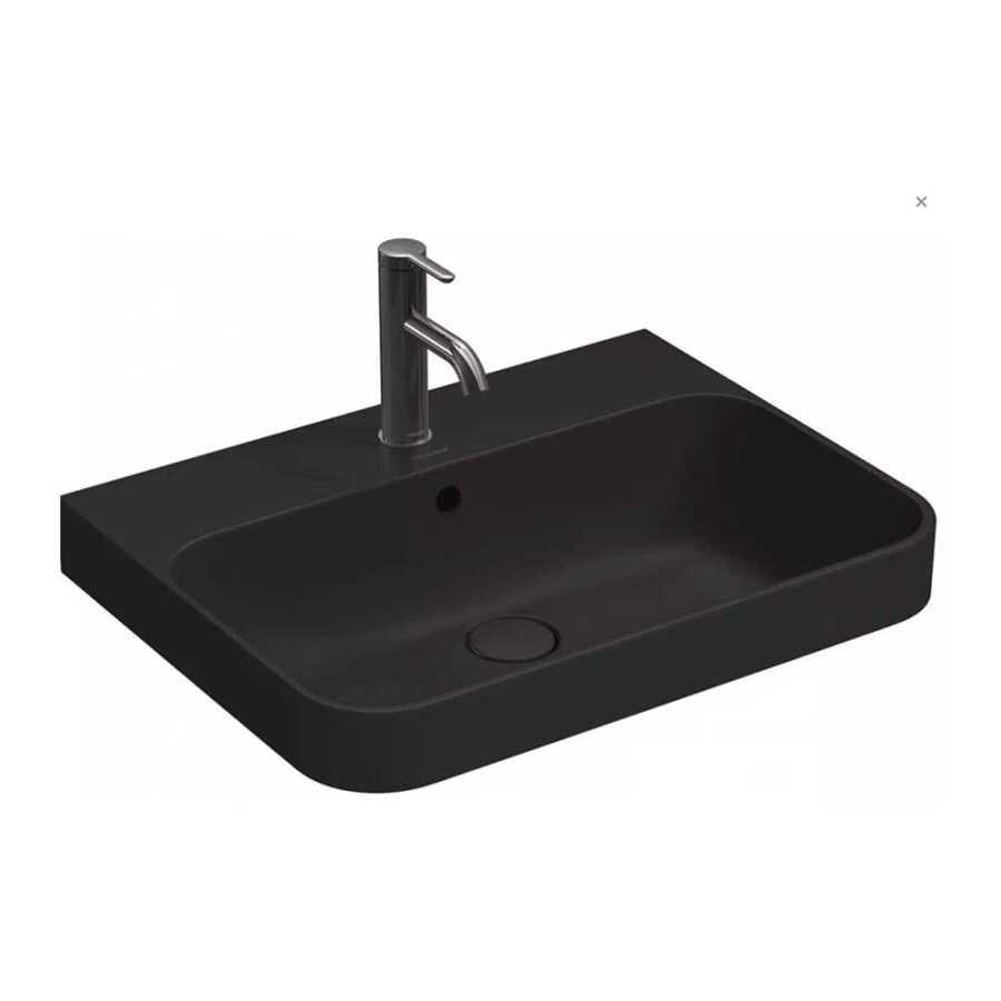 Duravit Happy D.2 Plus Lavabo 60 x 46 cm Antrasit Mat 2360601300