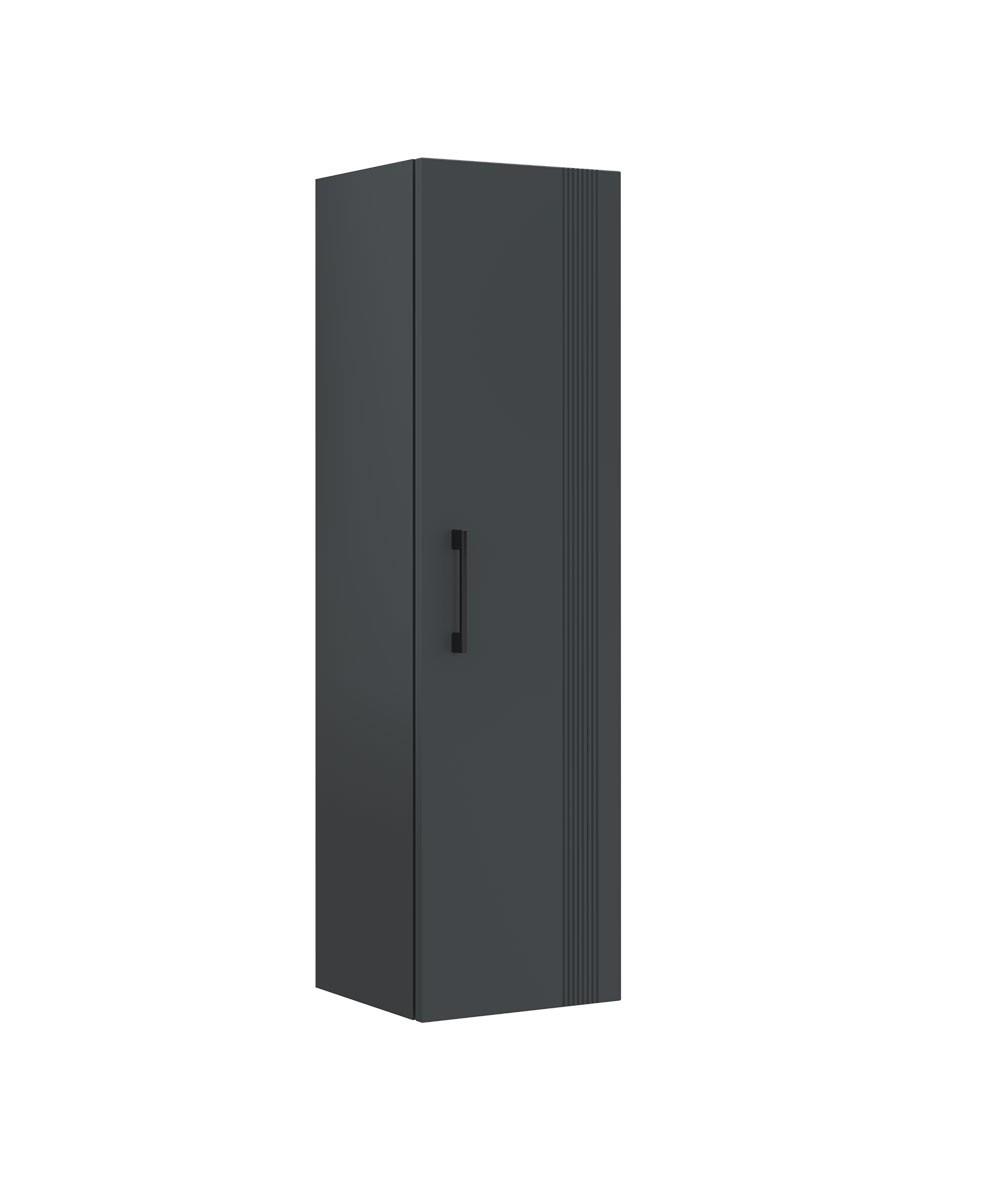 Orka Bari 40 cm Banyo Boy Dolabı Mat Antrasit