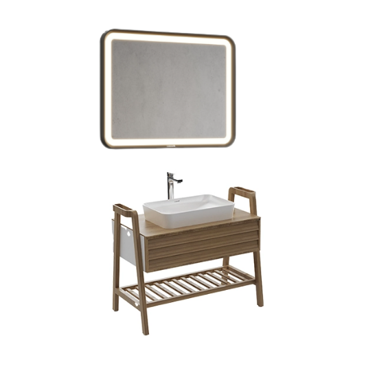 Creavit Truva 100 cm Banyo Dolabı Takımı 