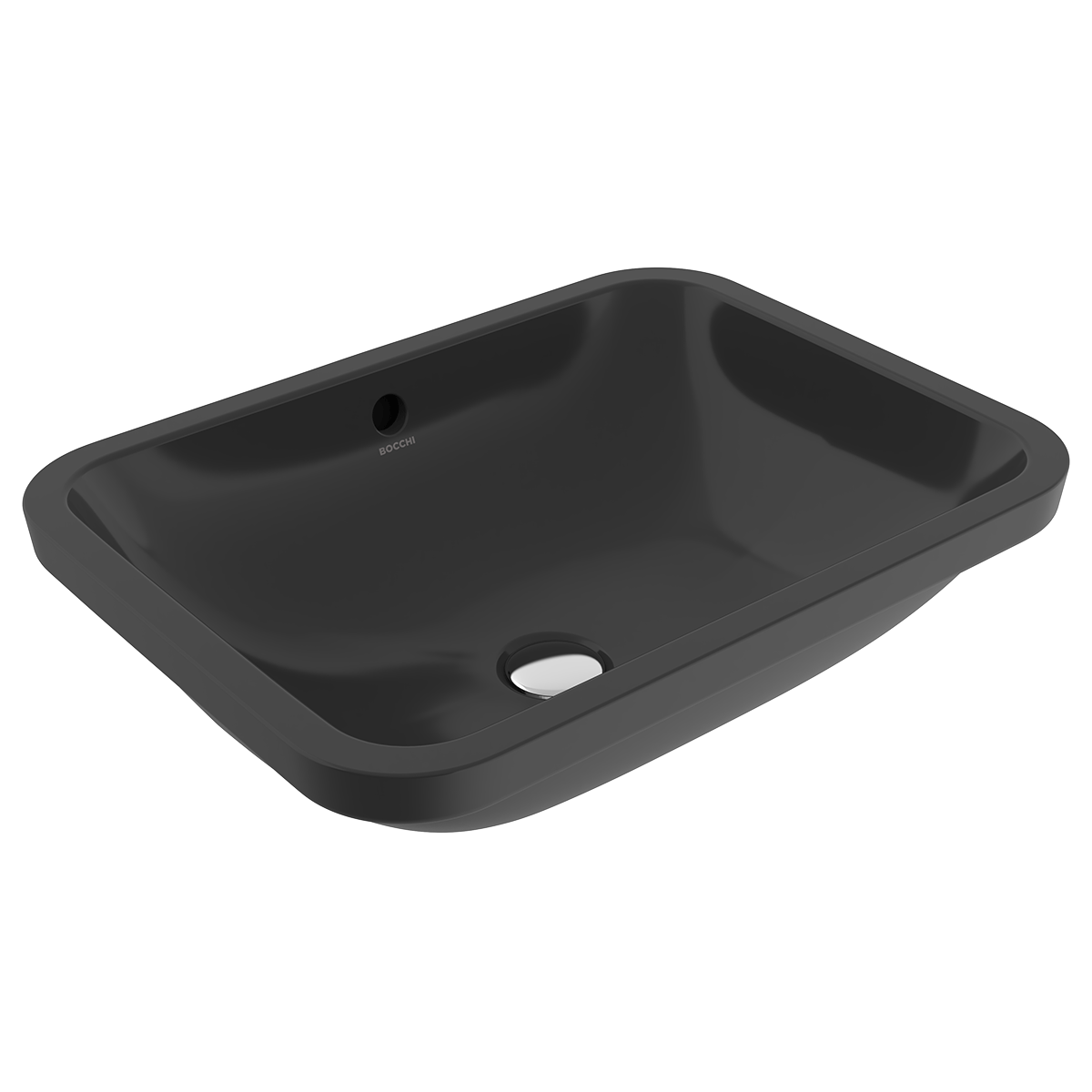 BOCCHİ Scala Tezgahaltı Lavabo 55 cm Parlak Siyah 1006-005-0125