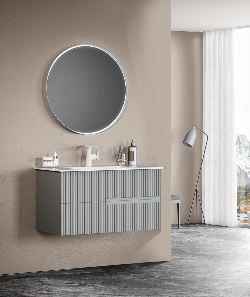 Orka Moonlight 70 CM Banyo Dolabı Takım Mat Gri