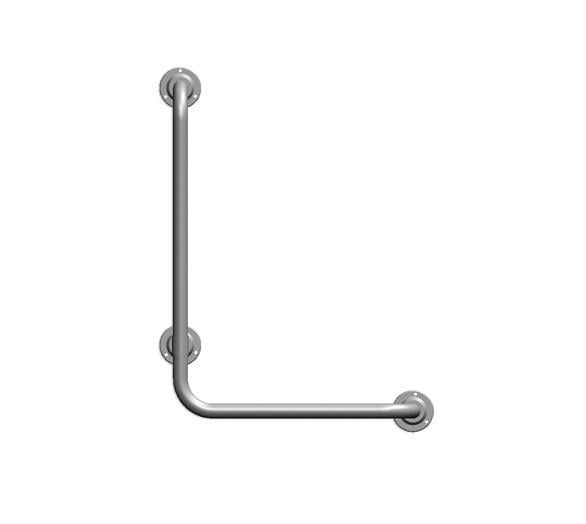 Care & Comfort L Tipi Paslanmaz Çelik Tutunma Barı Polisajlı