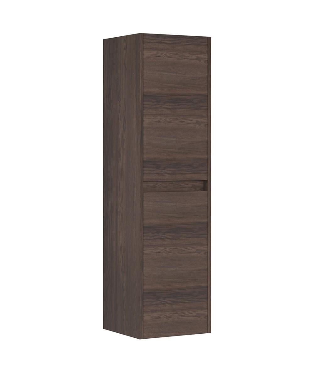 Orka Side 40 CM Banyo Boy Dolabı Navaro-Koyu Meşe