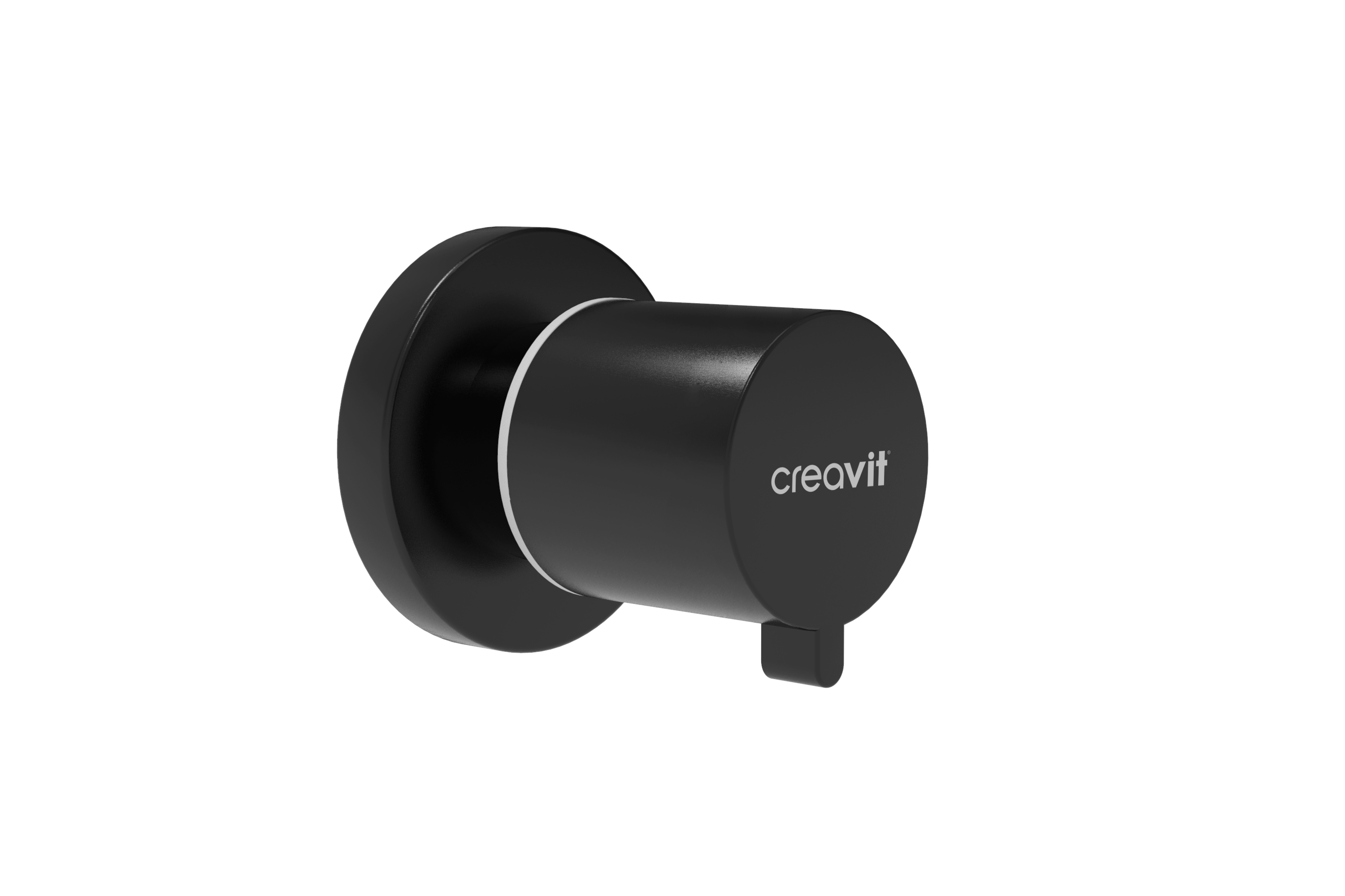 Creavit Aç - Kapa Ara Kesme Valfi 1/2 - 1/2 PPRC Mat Siyah