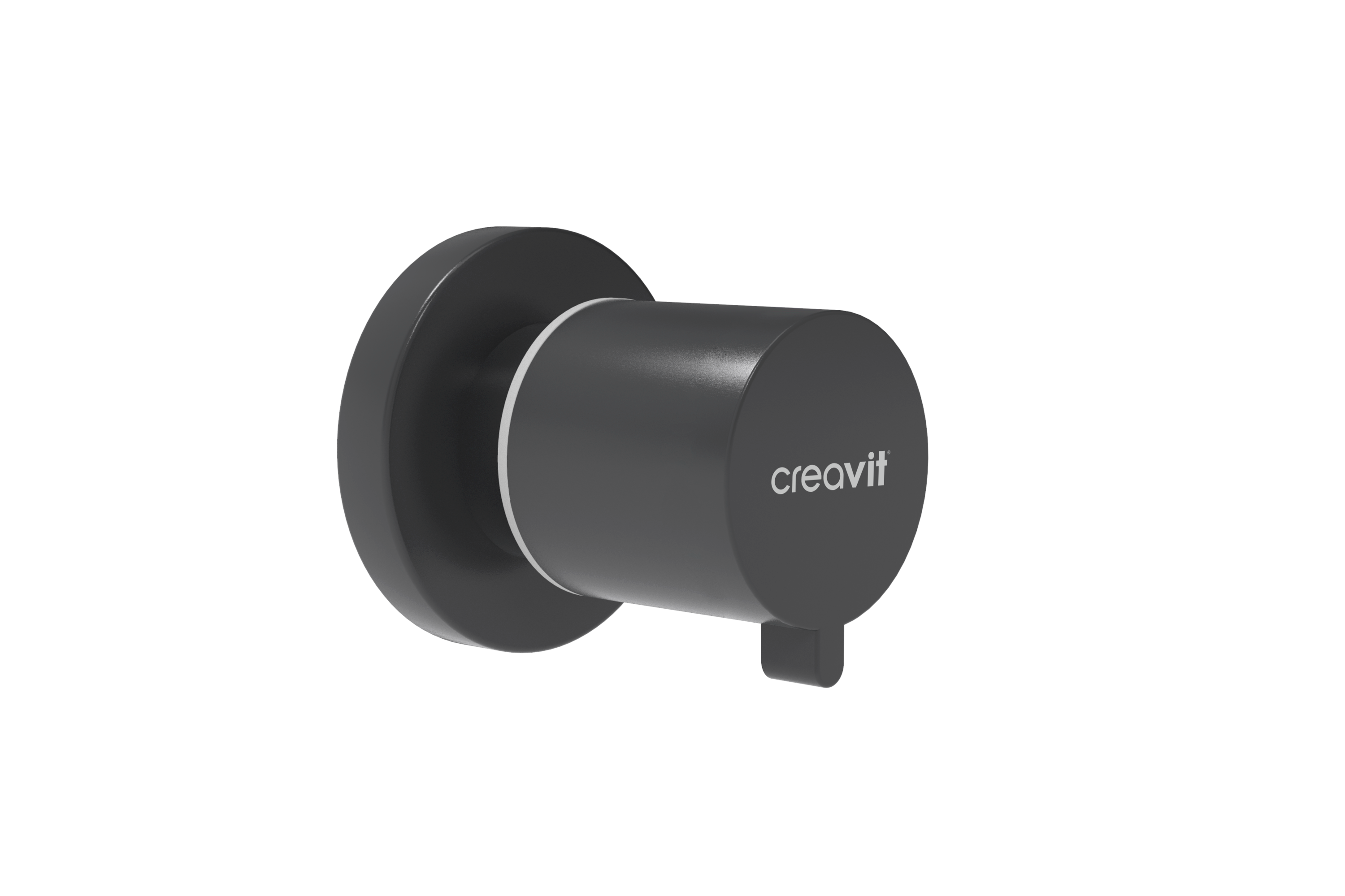 Creavit Aç - Kapa Ara Kesme Valfi 1/2 - 1/2 PPRC Mat Antrasit