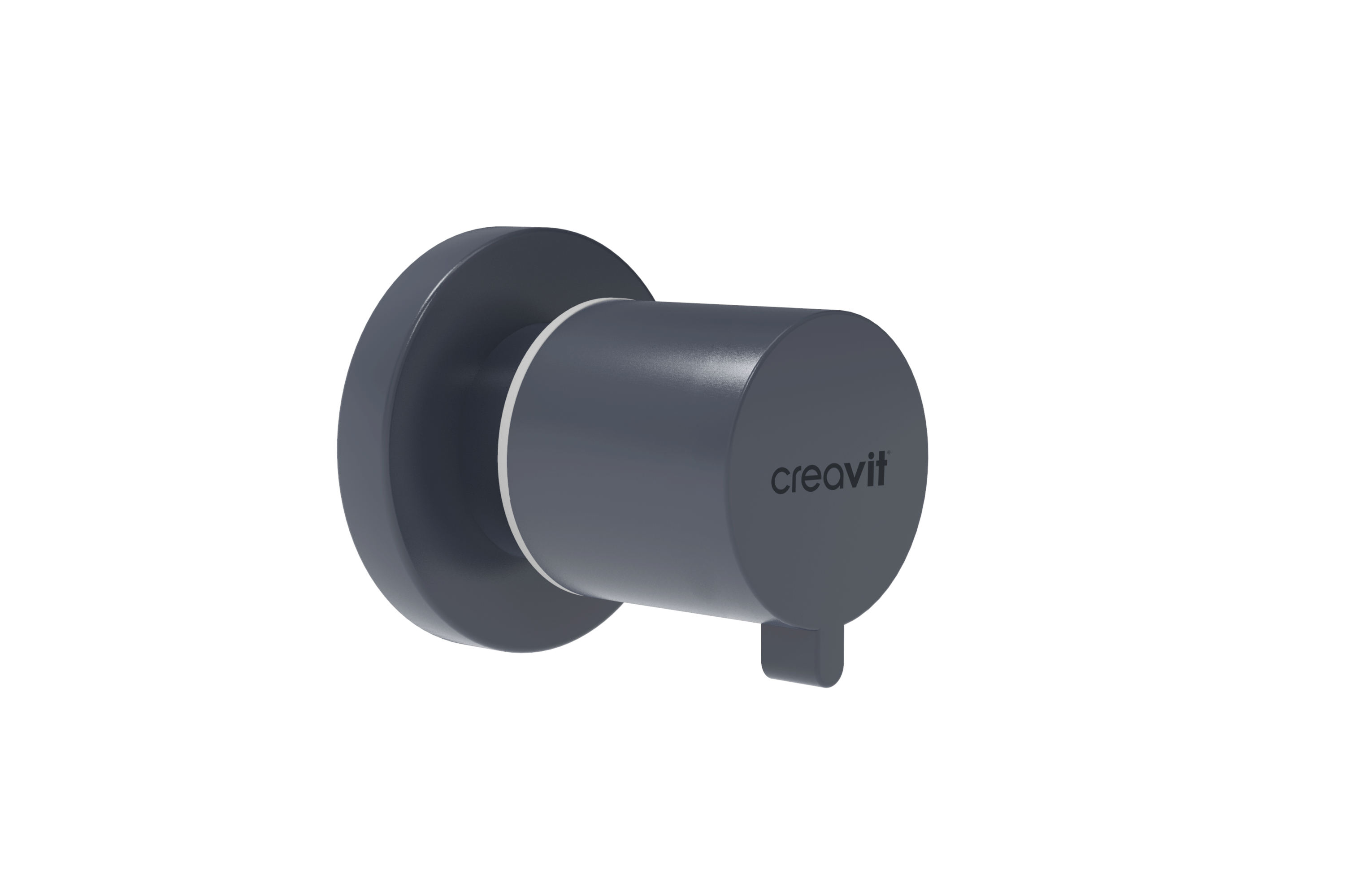Creavit Aç - Kapa Ara Kesme Valfi 1/2 - 1/2 PPRC Mat Basalt