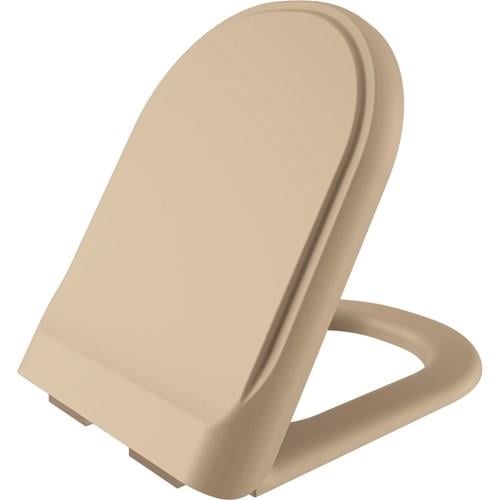 CREAVİT Antik Duroplast Amortisörlü Klozet Kapağı - Cappucino Mat