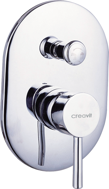 Creavit Banyo Bataryası Ankastre Krom