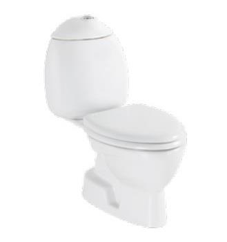 Creavit CK300 Alttan Çıkışlı Çocuk Klozet Rezervuar Ve Kapağı Dekorsuz