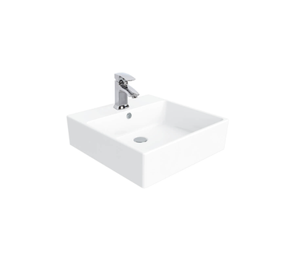 CREAVİT SETÜSTÜ 50x50 DÜZ KARE LAVABO