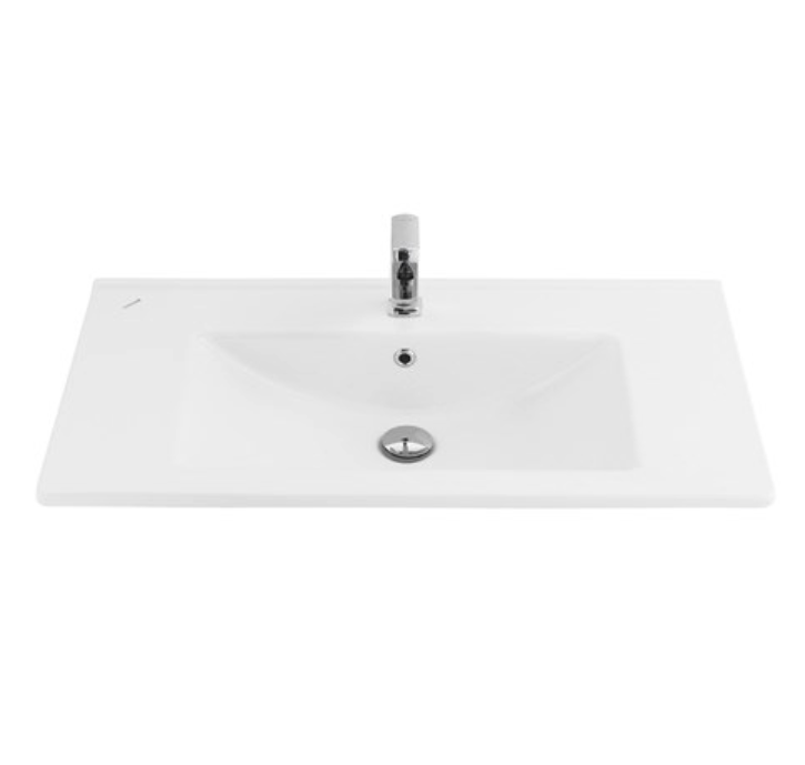 Creavit SU085 Su Dolap Uyumlu Lavabo 45X085cm Beyaz