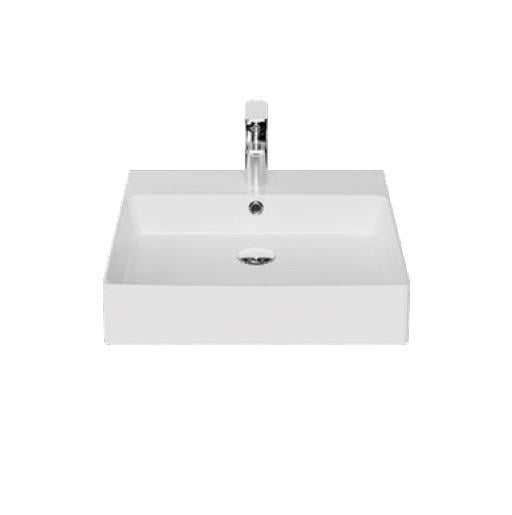 Creavit VX255-00CB00E-0000 Vox Tezgah Üstü Kare Lavabo 50*50 cm