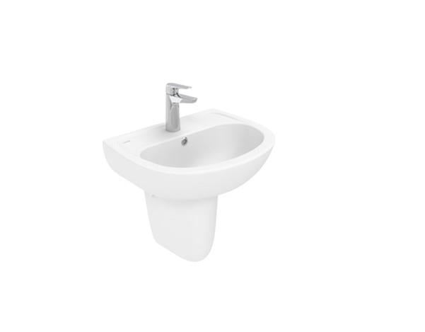 Creavit Yarım Ayak Lavabo 40X50 cm Beyaz