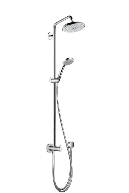 Croma 220 Duş Kolonu Reno 400 mm Dönebilir Duş Dirseği İle Krom