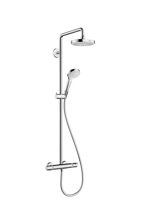 CROMA SELECT S 180 2 JET DUŞ KOLONU,BEYAZ,KROM