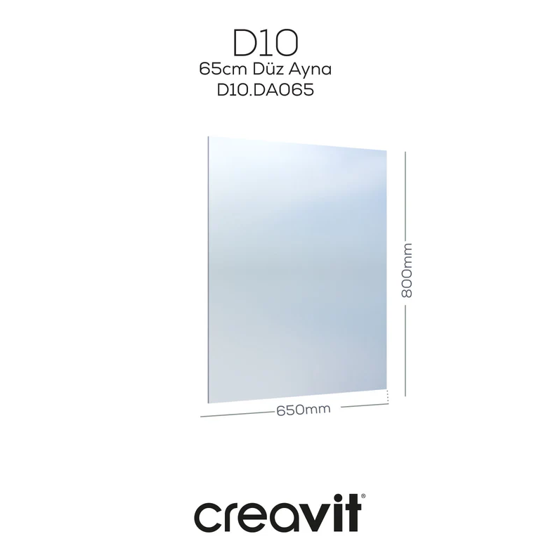 D10.DA065 D10 65 cm Düz Ayna