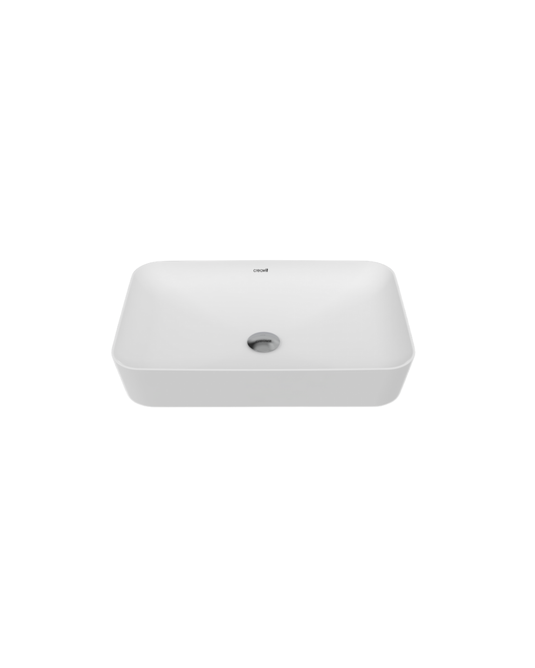 Creavit Ultra Tezgah Üstü 40X60 cm Mat Beyaz Lavabo UL060-00MB