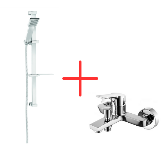 Creavit Sürgülü Duş Seti Takımı (Sh453+ln2500)