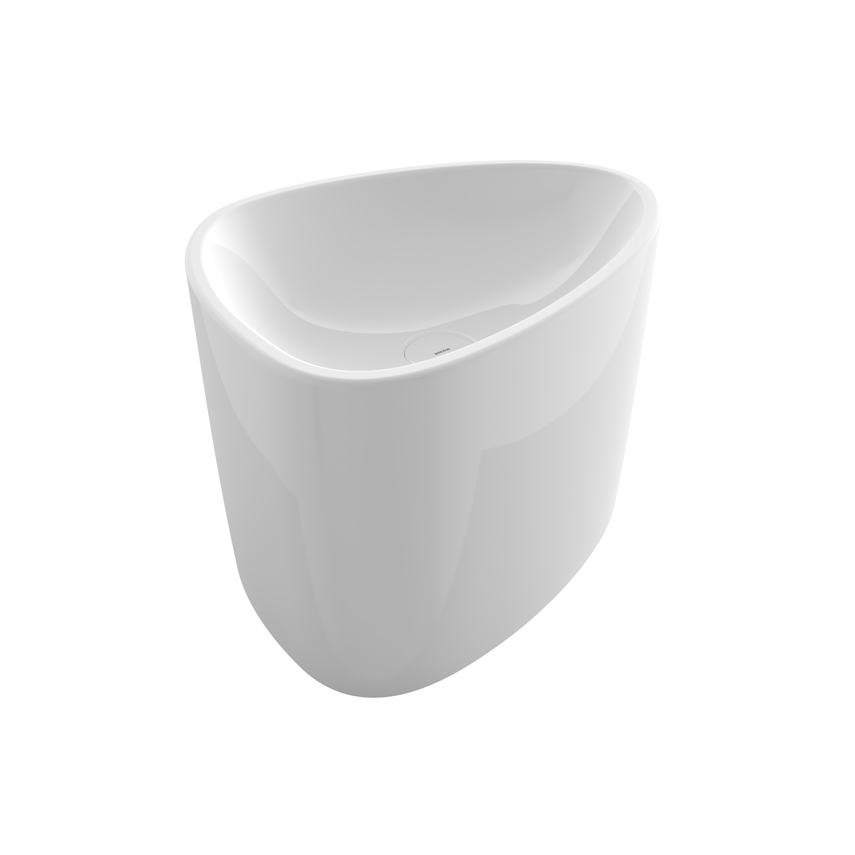 Bocchi Etna Tezgah Üstü Monoblok Lavabo Mat Beyaz 1162-002-0125