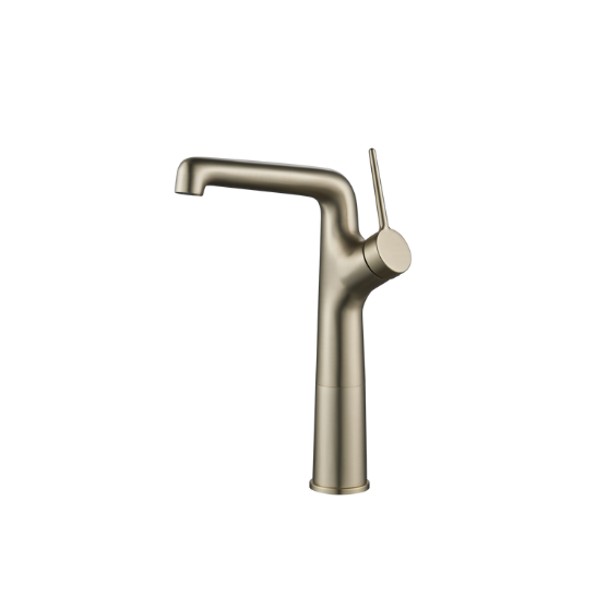Flow Uzun Lavabo Armatürü Brush Altın FL6500BG