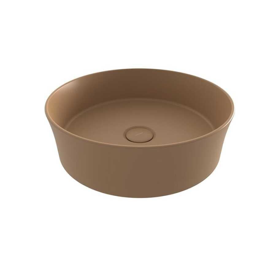 Bocchi Sottile Slim Line Yuvarlak Lavabo 38 cm Mat Kaşmir