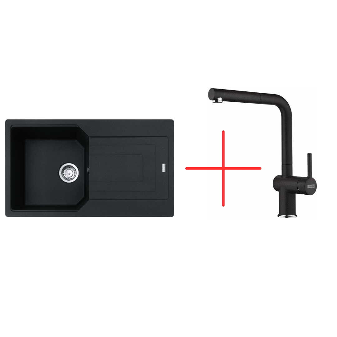 Franke Urban Ubg 611-86 Tek Gözlü Granit Eviye Ve Actıve Plus Doccıa 2.0 Armatür