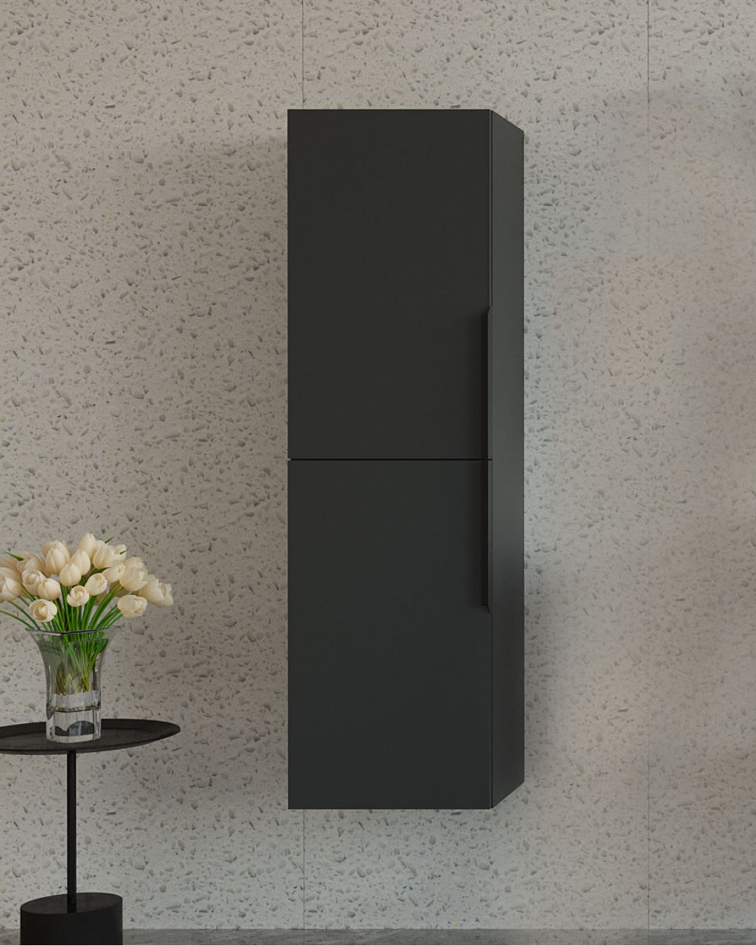 Orka Pure 40 cm Banyo Boy Dolabı Antrasit