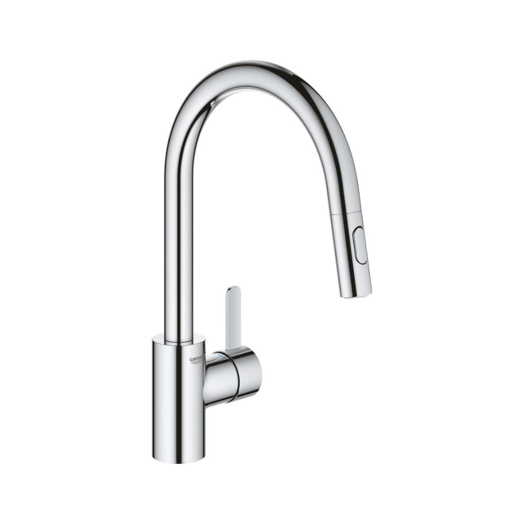 Grohe 31481001 Eviye Bataryası Spiralli 2 Fonk. EuroCosmo Krom 