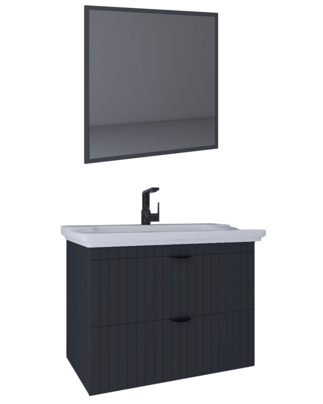 Kobos Noble Banyo Mobilyası Takımı Çekmeceli