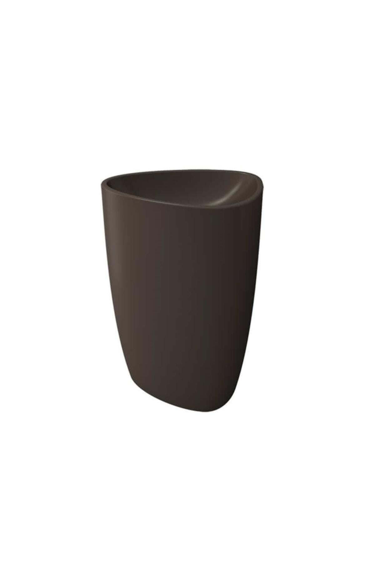 Bocchi 1075-025-0125 Etna Monoblok Yerden Lavabo Mat Kahverengi