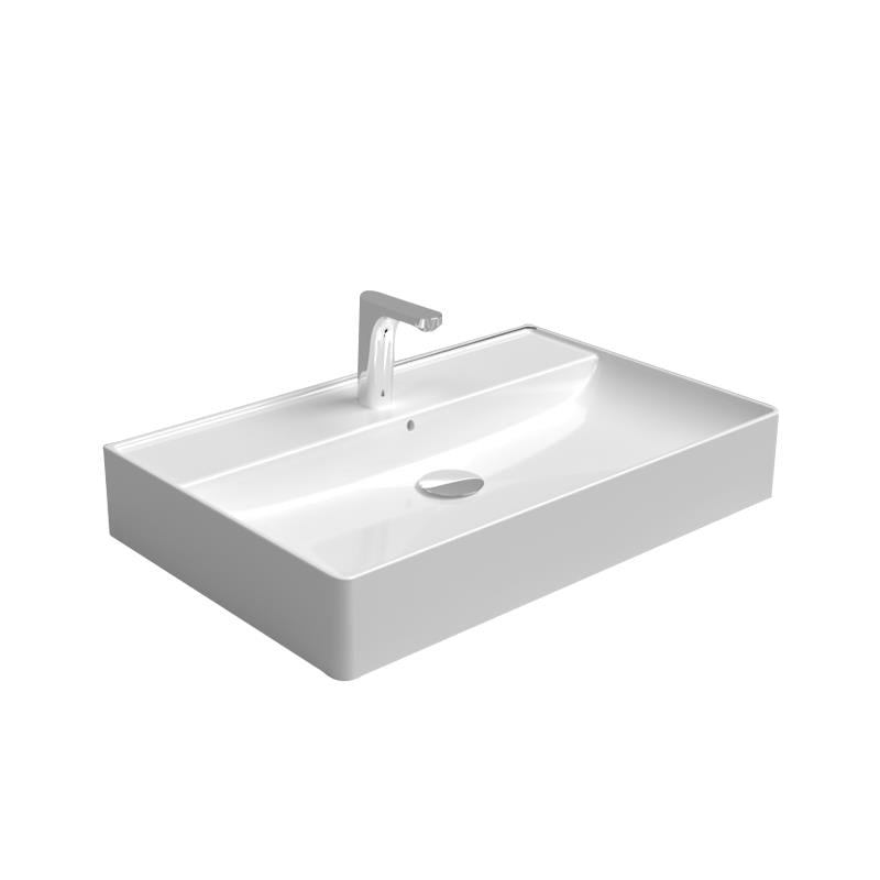 Newarc POW.L.075 Power Tezgah Üstü Lavabo Beyaz