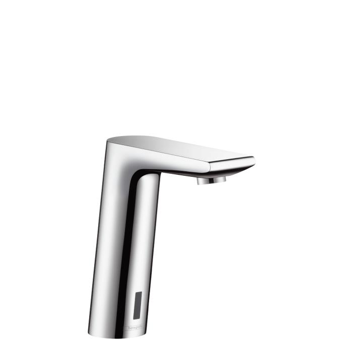 Elektronik Lavabo Bataryası, Isı Ayar Kumandasız, Pilli Krom
