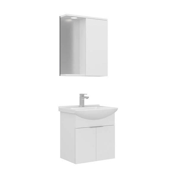 Orka Purus 55 cm Asma Takım parlak beyaz