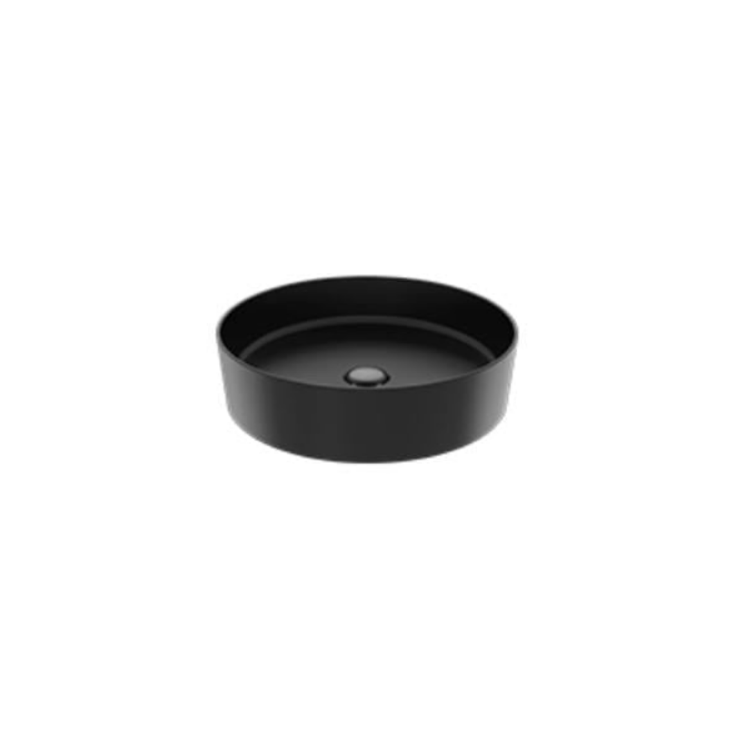 CREAVİT Loop Ø 45 cm Çanak Lavabo LP145-00SM MAT SİYAH