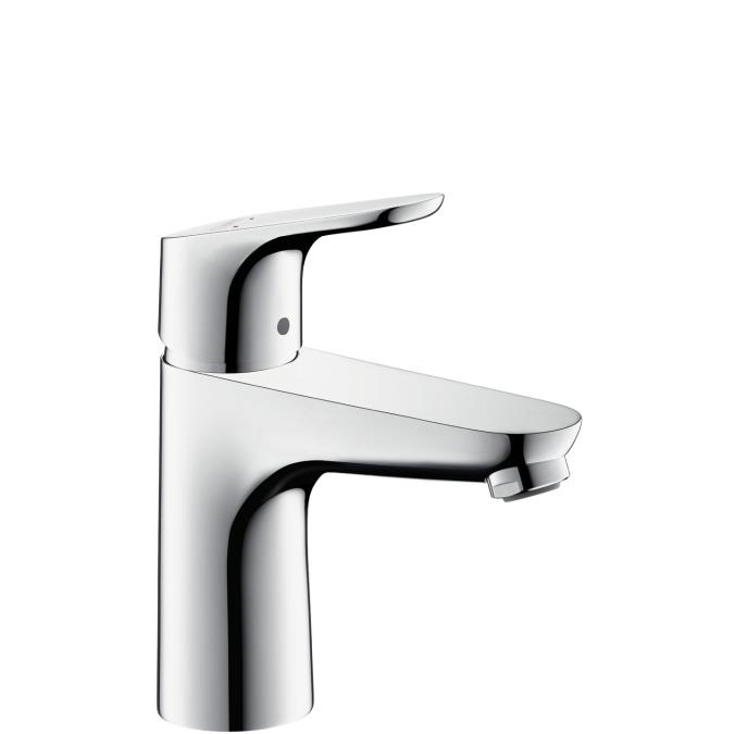 Focus Tek Kollu Lavabo Bataryası 100 Düşük Akış 3.5 l/dk Kumandalı Krom