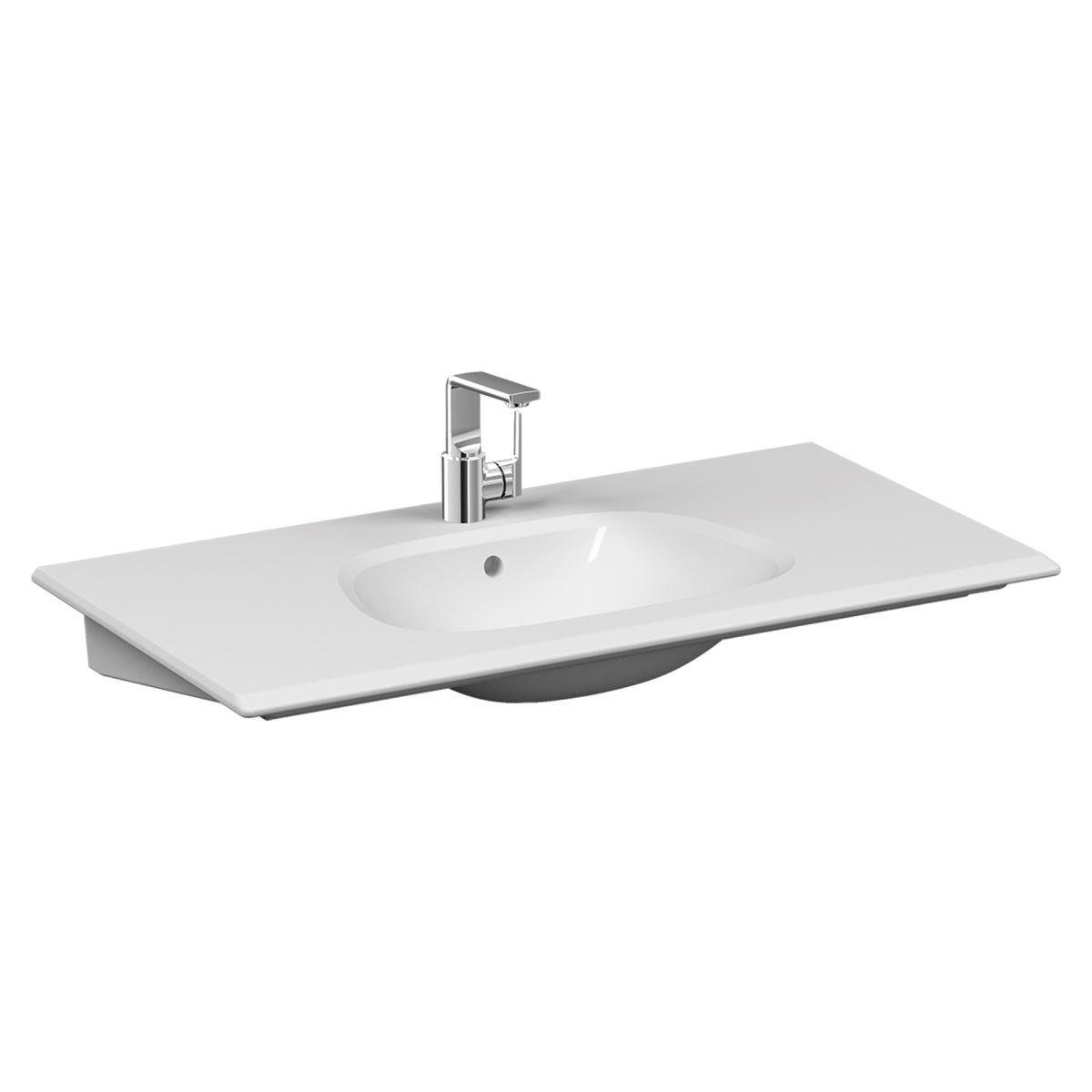 Vitra 5709B403-0001 Frame Etajerli Lavabo, 100 Cm Beyaz