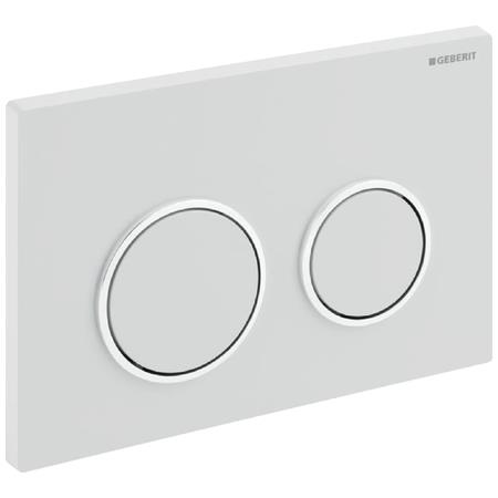 GEBERİT Kumanda Kapağı Omega20 (Siyah/Parlak Krom)