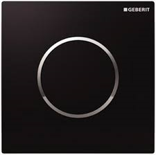 GEBERİT Pisuvar Kapağı Type 10 - Pnömatik  Siyah/Parlak Krom