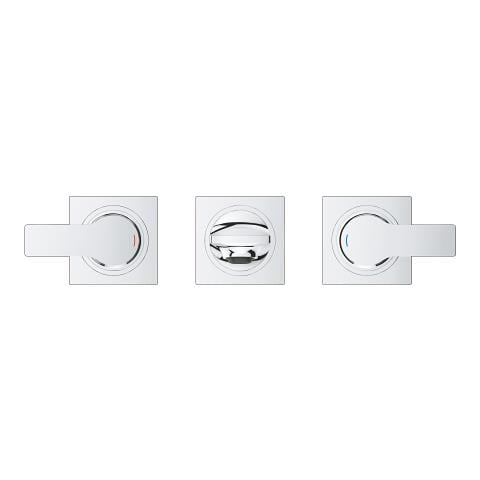 Grohe 20193002 Allure New 3 delikli lavabo bataryası 1/2