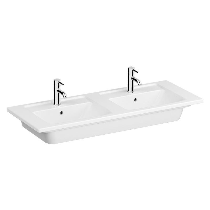 İntegra Etajerli Lavabo Çift Hazneli 120 cm