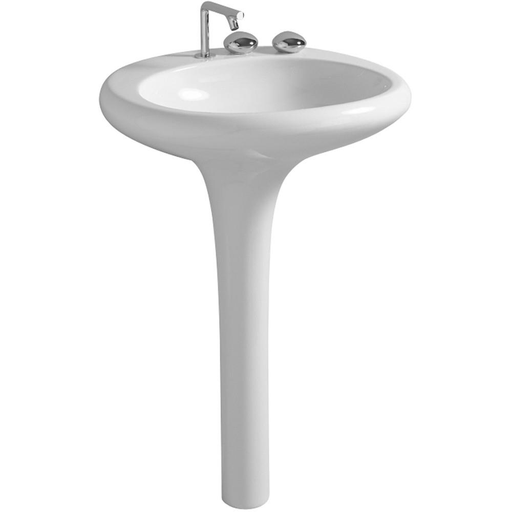 İstanbul Entegre lavabo 60 cm Kolon ayaklı