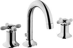 Juno Classic Lavabo bataryası (3 delikli lavabolar için-sifon kumandalı) krom