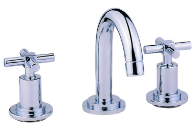 Juno Lavabo bataryası (3 delikli lavabolar için) krom
